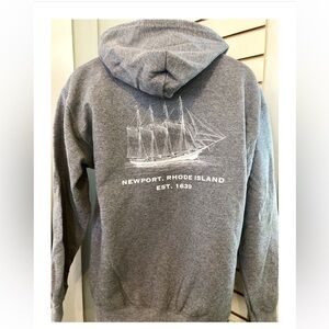Original Newport, RI Gray Hoodie Size L